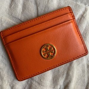 Tory Burch Card Case - Orange